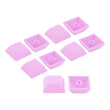 10 Pcs Diy Transparent Keycaps Keycap Set Totalmente Clear