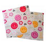 Pack Paños Tela Pana Estampado 40x40cm X4 Bordar Almohadones