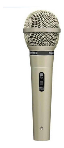 Microfone Mxt Mud-515 Dinâmico Cardioide Cor Champanhe