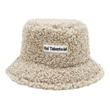O Hat Teddy Style Lambs Wool Bucket Niñas Deporte Al Aire Li