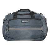 Maleta Hombre Kenneth Cole® Bolsa Deporte Gym Fitness Color Gris