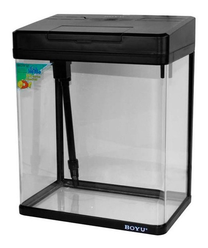 Acuario Boyu Ms320 20lts Leds 32x21x40cm Negro