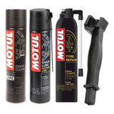 Kit Cadena Motul C1 + Motul C4 + Cepillo Cadenas + Motul P3