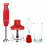 Mixer Licuadora De Mano Kanji Home Kjh-bl1000hb02 Rojo Cts