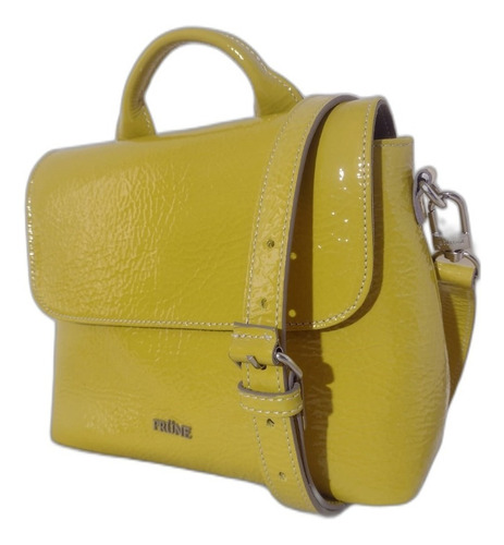 Cartera Prune Miss Daisy Cuero Charol!!!