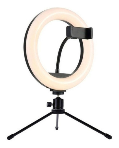 Ringlinght 20 Cm Led Luz Flash Estudio Make Com Tripe Mesa