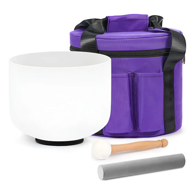 Cuenco Cuarzo 432hz 10g Con Bolsa Maleta Y Baqueta | Meses sin interés