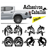 Sticker Adhesivo Cabeza De Caballo Corralero (par)