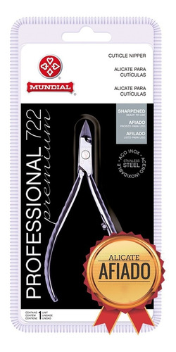 Alicate Cuticula Profissional 722 Ponta Grande Amolado