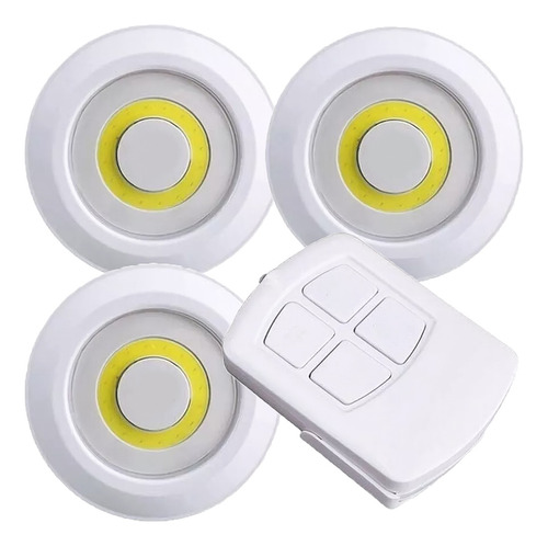 Set 3 Luces Led De Emergencia Inalámbricas Control Remoto 