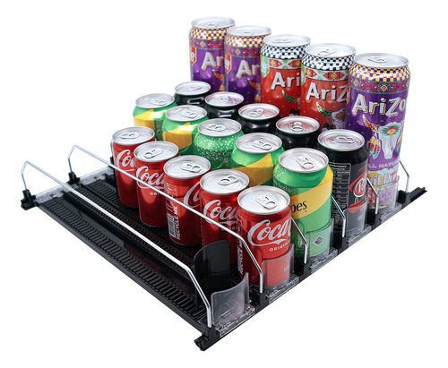 Budo Organizador De Latas De Soda Para Refrigerador, Soporte