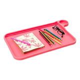 Mesa Desmontavel P/ Notebook Com Suporte Para Copo Cor Rosa