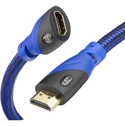 Extensor Hdmi - Macho A Hembra, Cable De Extensión (10 Pies) De Alta Velocidad, 4k - Admite 1080p Y 3d Blu Ray Player, T