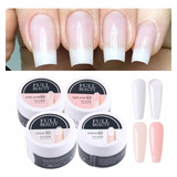 Kit Gel De Construcción Profesional Para Uñas Manicura 4pz