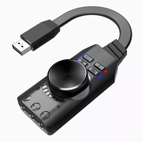 Tarjeta De Sonido Usb Audio 7.1 Cable Adaptador Para Pc