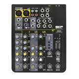 Consola Mezcladora Skp Vz6.2  6 Canales Ecualizador Usb Mp3 