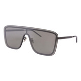 Saint Laurent Gafas De Sol Unisex Sl 364 Mask Black/silver 9