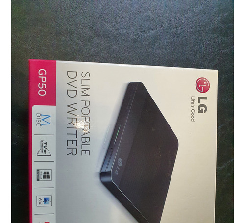 Grabadora Dvd LG Externa Slim Portable (como Nueva)