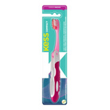 Escova Dental Compact Macia Kess Belliz Rosa Cod.2084