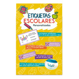 Etiquetas Escolares Adhesivas Para Cuadernos, Colores, Ropa 