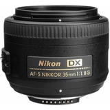 Lente Af-s Dx Nikkor 35mm F/1.8g
