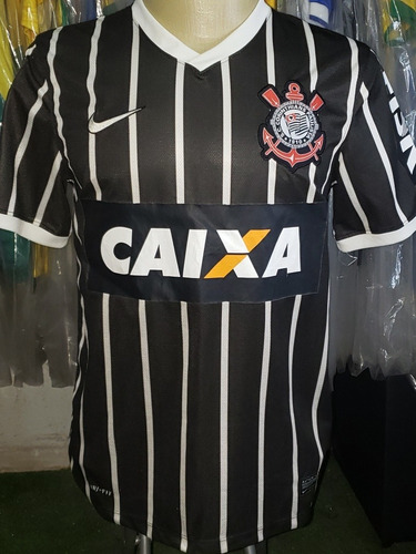 Camisa Corinthians Nike 2013 Reserva Caixa 