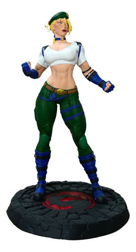 Sonya Blade Action Figure- Mortal Kombat Boneco Colecionável