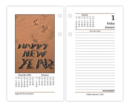 At-a-glance 2021 - Recambio Para Calendario Diario De Escrit