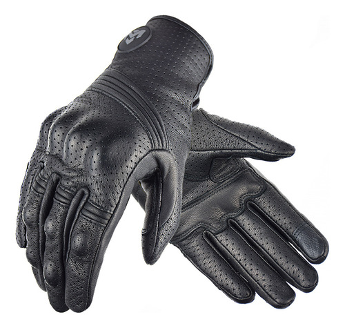 Guantes De Piel De Oveja Con Pantalla Táctil Para Moto, Caba