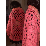 Saco Tapado En Lana Gruesa Crochet Artesanal, Modelos Unicos