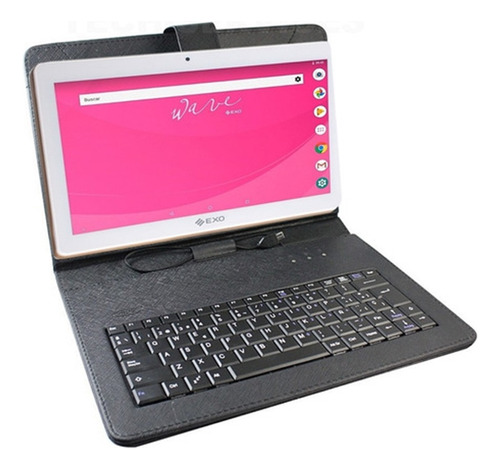 Tablet  Exo Wave I101h 10.1  Hdmi Dorada Con Estuche Teclado