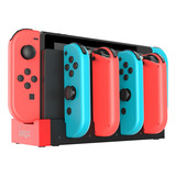 Base De Carga Hasta 4 Joy-con Para Dock De Nintendo Switch