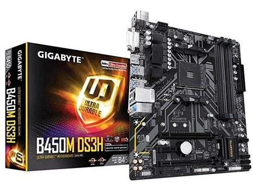 Placa Mãe Gigabyte Ultra Durable B450m Ds3h Rev. 1.x