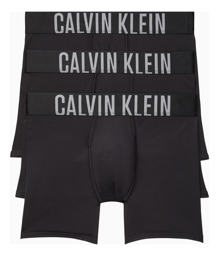 Paquete De 3 Bóxer De Tiro Bajo Negro Calvin Klein