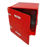 Caja Pizzera C/traba ''reforzada'' (rojo) V.c. 589r