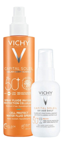 Vichy Capital Soleil Combo Spray Corporal + Uv Age Daily
