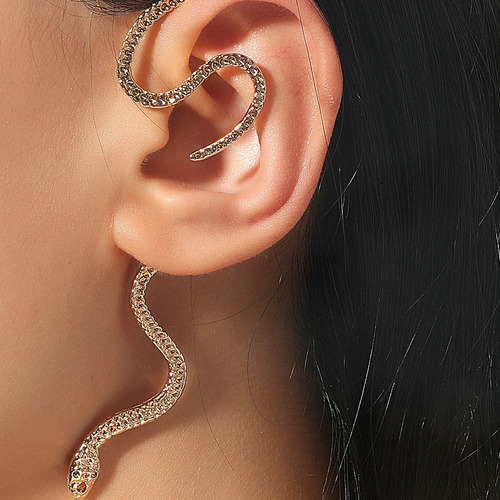 Brinco Festa Feminino Delicado Pérola Ear Cuff Cobra 1 Un