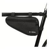Bolso Bolsa Triangular Impermeable Para Bicicleta 1 Lts Color Negro - 262243
