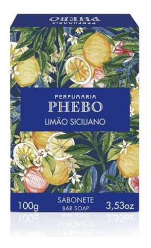 Sabonete De Glicerina Phebo Cremoso Limão Silciliano 100g