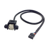 Adaptador Divisor Usb 9pin 10pin Usb 2.0 Hembra