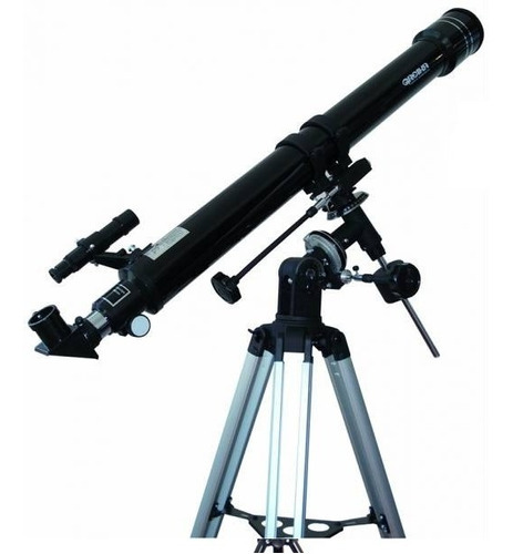 Telescópio Astronômico Greika Equatorial Refrator 90070 Eq