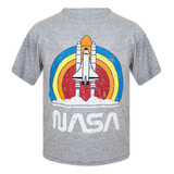 Playera Nasa Manga Corta Para Niño 100% Original