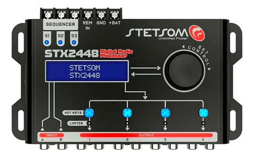 Processador Equalizador Crossover Stetsom  Stx-2448 2448