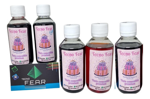 Set Tinta Comestible Para Canon 5 Octavos 