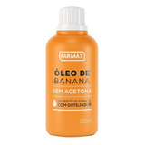 Óleo De Banana Diluente De Esmalte Sem Acetona 100ml =farmax