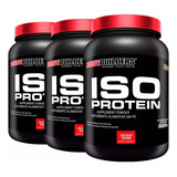 Combo 3x Whey Protein Isolado 900g - Bodybuilders