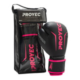 Guantes Boxeo Proyec Kick Muay Thai  Importados + Bolso