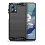 Funda Para Moto G13 Se Tpu Fibra Carbono Rugged + Hidrogel 