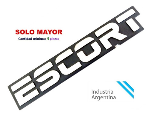 Emblema Maleta Escort Solo Mayor Foto 2