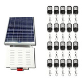 Pack 1 Alarma Comunitaria 30w Solar Y 20 Controles + Envio